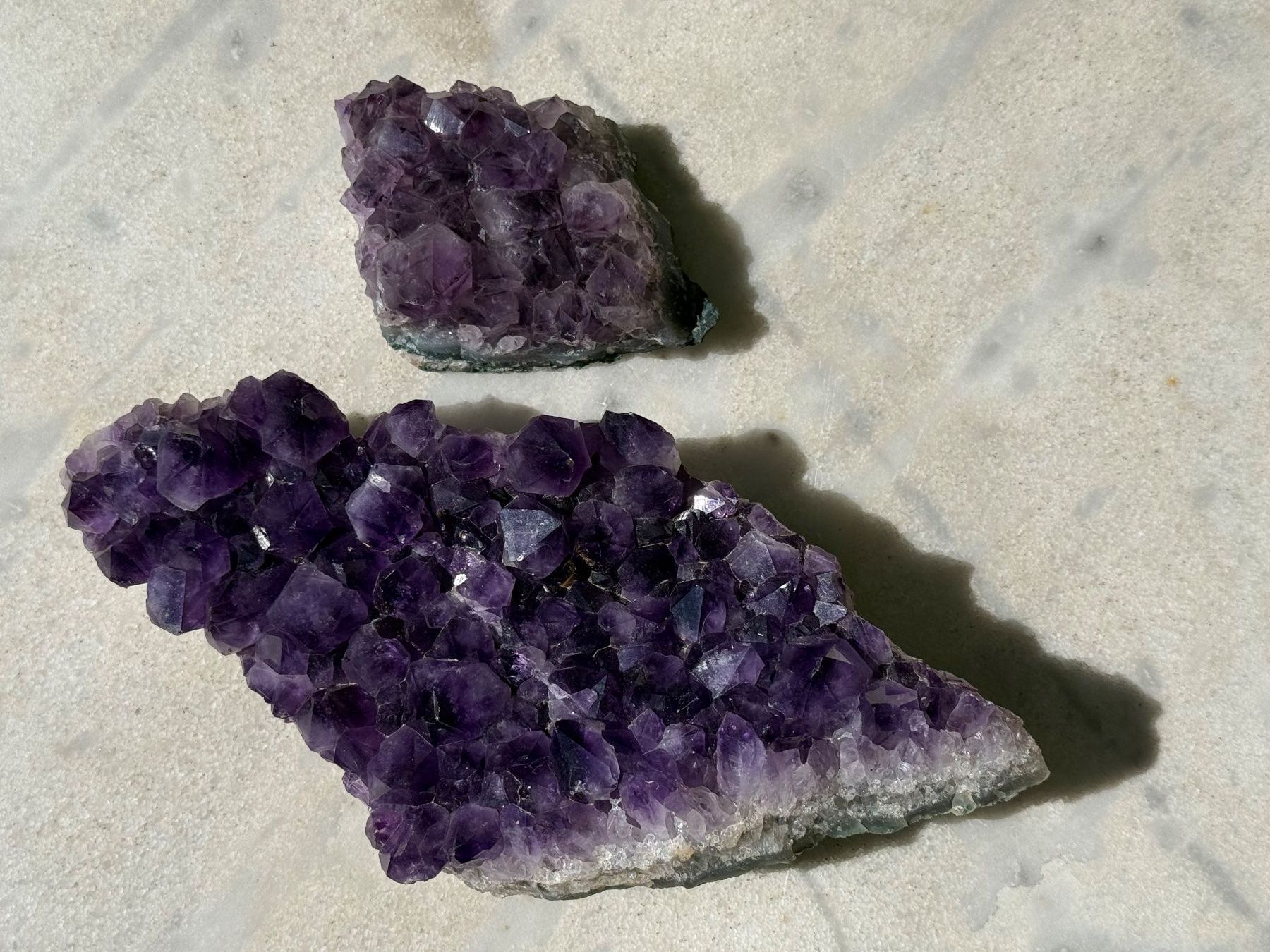 Minerali & Pietre curative: 2 Amethyst Geoden (?) – Usato da Rorbas venduto da tun_m7fz 2