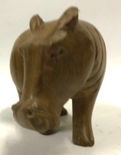 Statuette: Nilpferd aus Holz geschnitzt – Usato da Zürich venduto da gigimai67 4