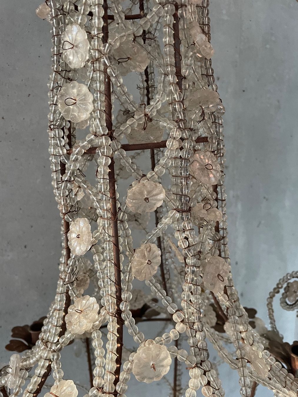 Lampade: Leuchter mit Glassteinen – Usato da selzach venduto da sanperepescador 2