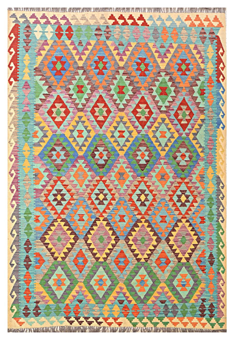 Kelim Tappeti: Oriente Kelim Teppich 200x300 cm – Nuovo e nell'imballaggio originale da Lahore venduto da Fairways79 3