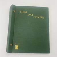 Vintage FDC-Album, Ersttagsbrief, Briefmarken