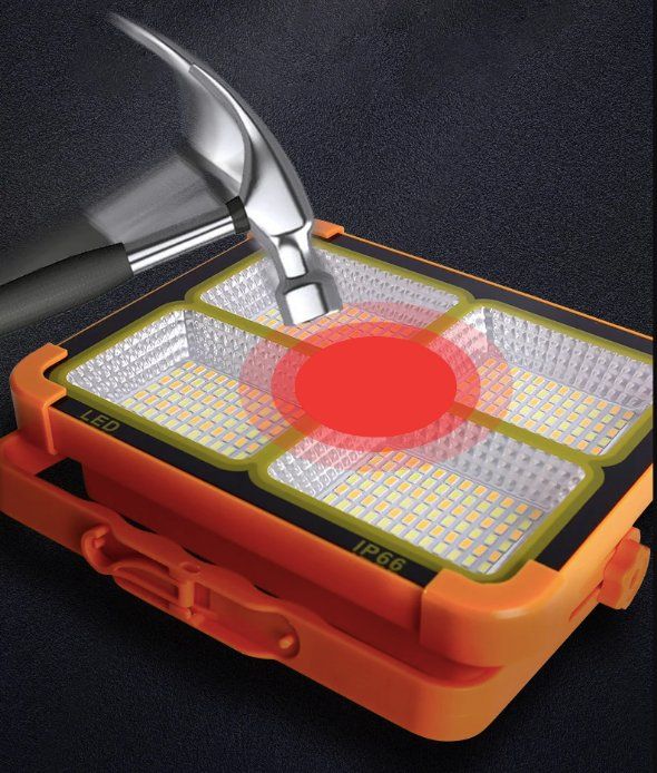 Lampade: 100W LED Solar Strahler mit 288 LED-Perlen – Nuovo e nell'imballaggio originale da Châtelaine venduto da topshop.switzerland 5