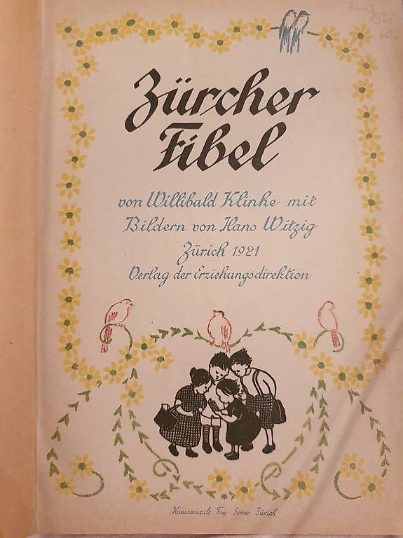 Bücher: Zürcher Fibel  1921 – Gebraucht aus Zürich von Ralaualiyas 1