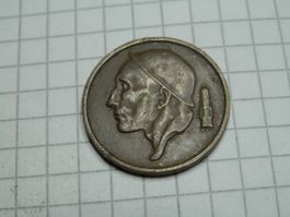 Belgien 50 Centime, 1958 Legende in niederländisch - "België