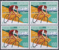 2020, Nr.1786 Viererblock (UCI, Velofahrer) postfrisch **.