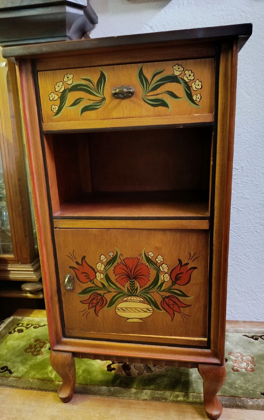 Cassettiere: Antike Kommode mit Malerei, Holz – Usato da Zürich venduto da Brocki_ZurichZH 1