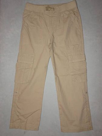 Leichte Cargo-Hose beige (kurz-lang) Gr. 110 Kids Neu!