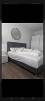 IKEA Boxspringbett 180x200 cm (ESPEVÄR / DUNVIK) – Dunkelgra
