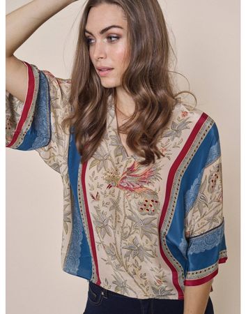 Mos Mosh Bluse, Gr. M, neuwertig, locker geschnitten