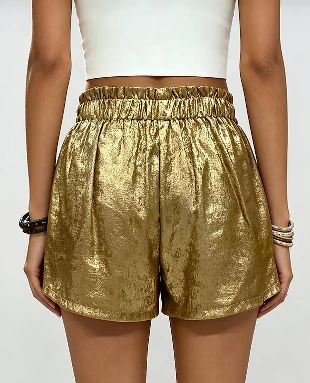 Hosen: goldene Freizeit-Shorts – Neu (gemäss Beschreibung) aus Lyss von saariinaa 1