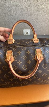 Louis Vuitton Speedy 30 Monogram Tasche mit Zubehör