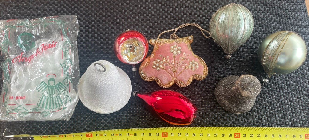 Alle Dekorationen: Antike  Weihnachtsdekoration, Christbaumdekoration – Gebraucht aus Zuerich von Michel52