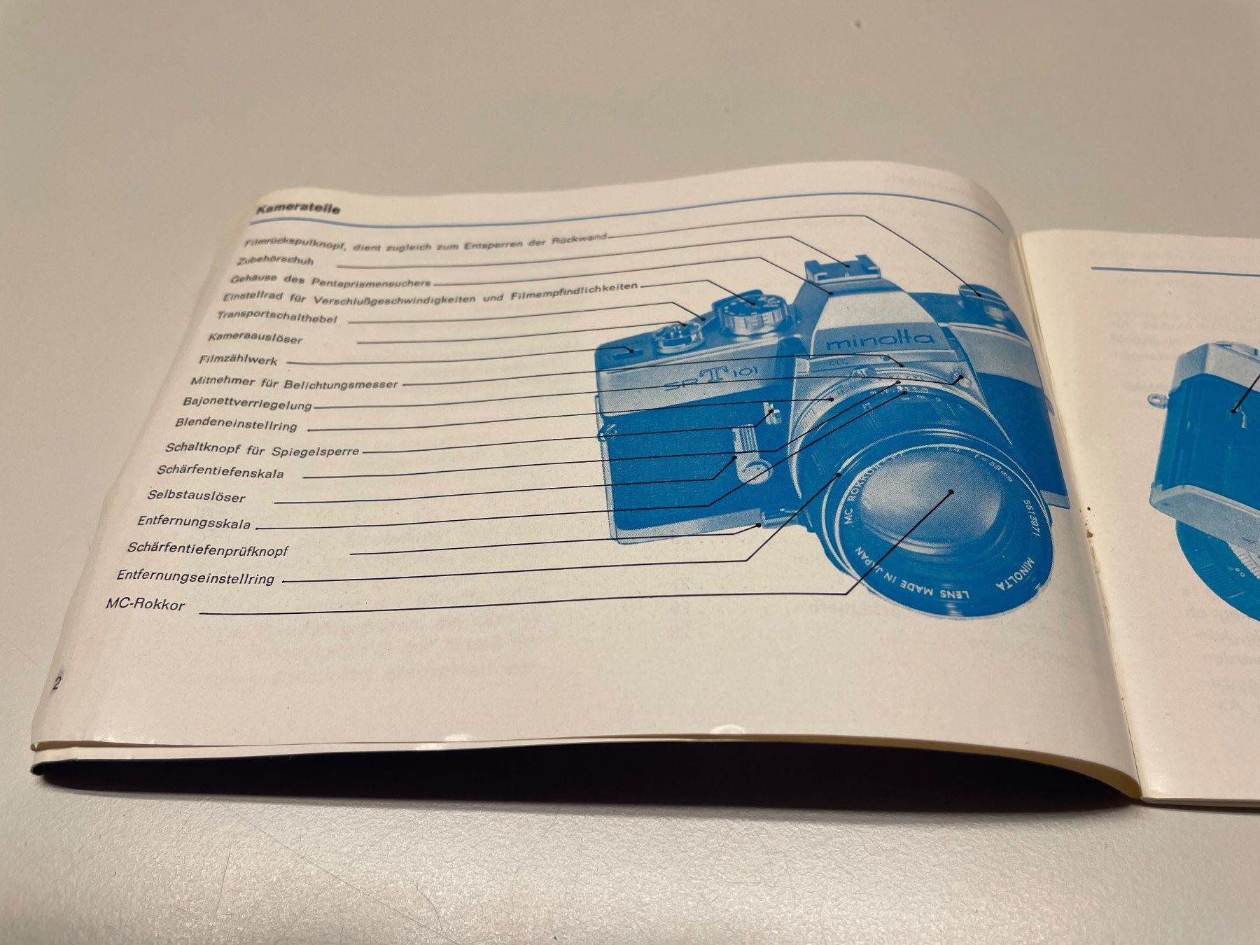 Minolta Kamera: Minolta SRT 101 Manual User Guide Kamera Camera Lens – Gebraucht aus Lichtensteig von Babeli 2