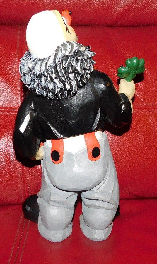 Figuren: Glücksbringer Gilde-Clown, H 32 cm, Handmade, – Gebraucht aus Villnachern von Schnugelchen 2
