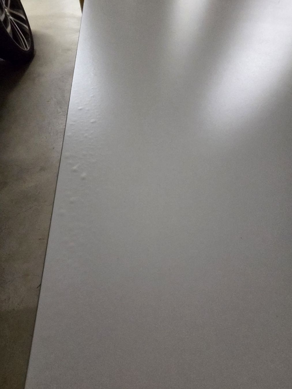 Tables: CDF Tischplatte mit Edelstahlgestell. – D'occasion à Sursee par Christian_Hunziker 4