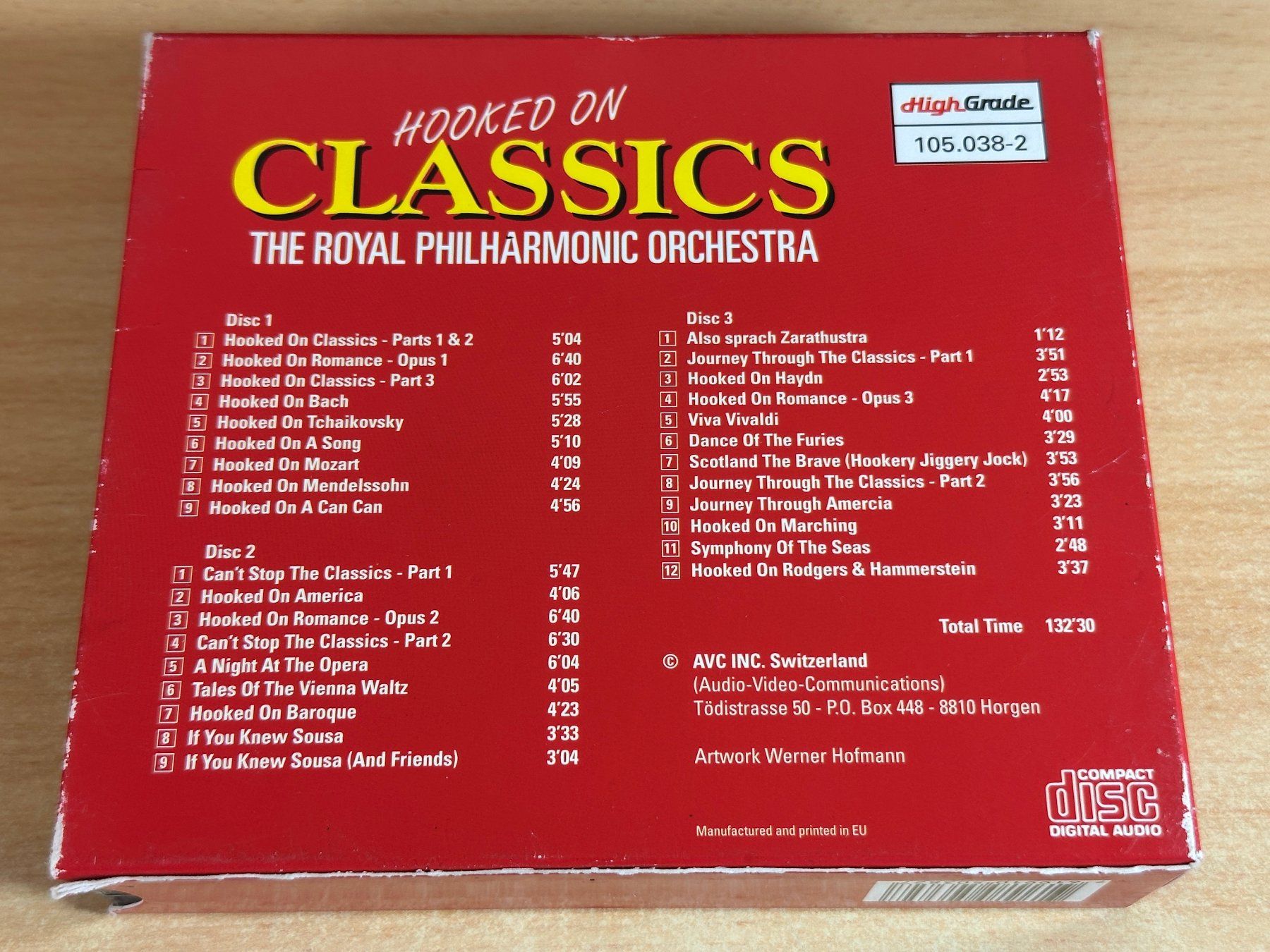 CD: Louis Clark The Royal Philharmonic Hooked On Classics 3 CD – Usato da Rikon im Tösstal venduto da Alpenmutz 1
