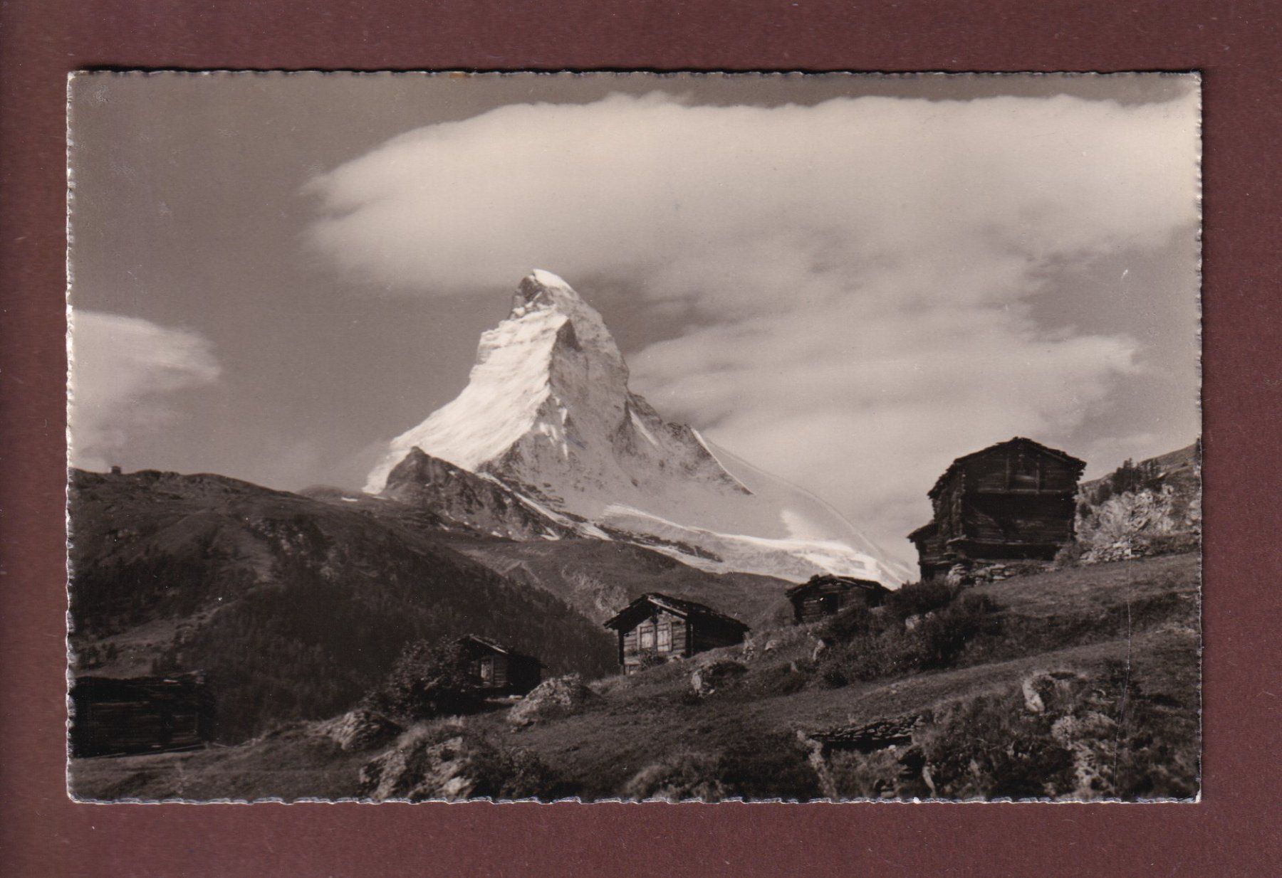 Cartoline postali: WINKELMATTEN - Matterhorn – Usato da Pully venduto da nicecards