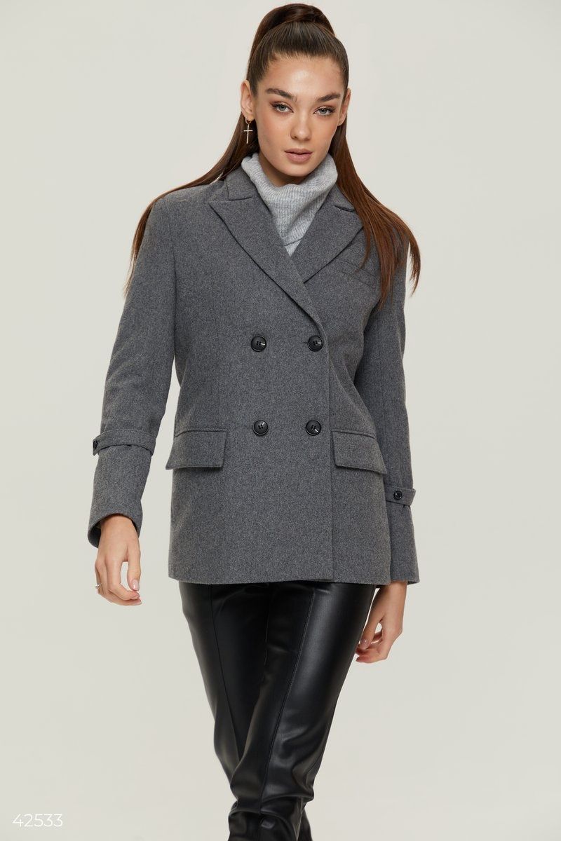Giacche: Grey Wool Jacket Size: S NEW – Nuovo e nell'imballaggio originale da Zürich venduto da Ms.Me-Fashion 8