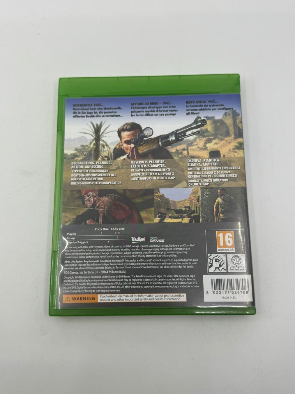 Giochi: Sniper Elite III (XBOX ONE) – Usato da Herisau venduto da Seyashop1 2