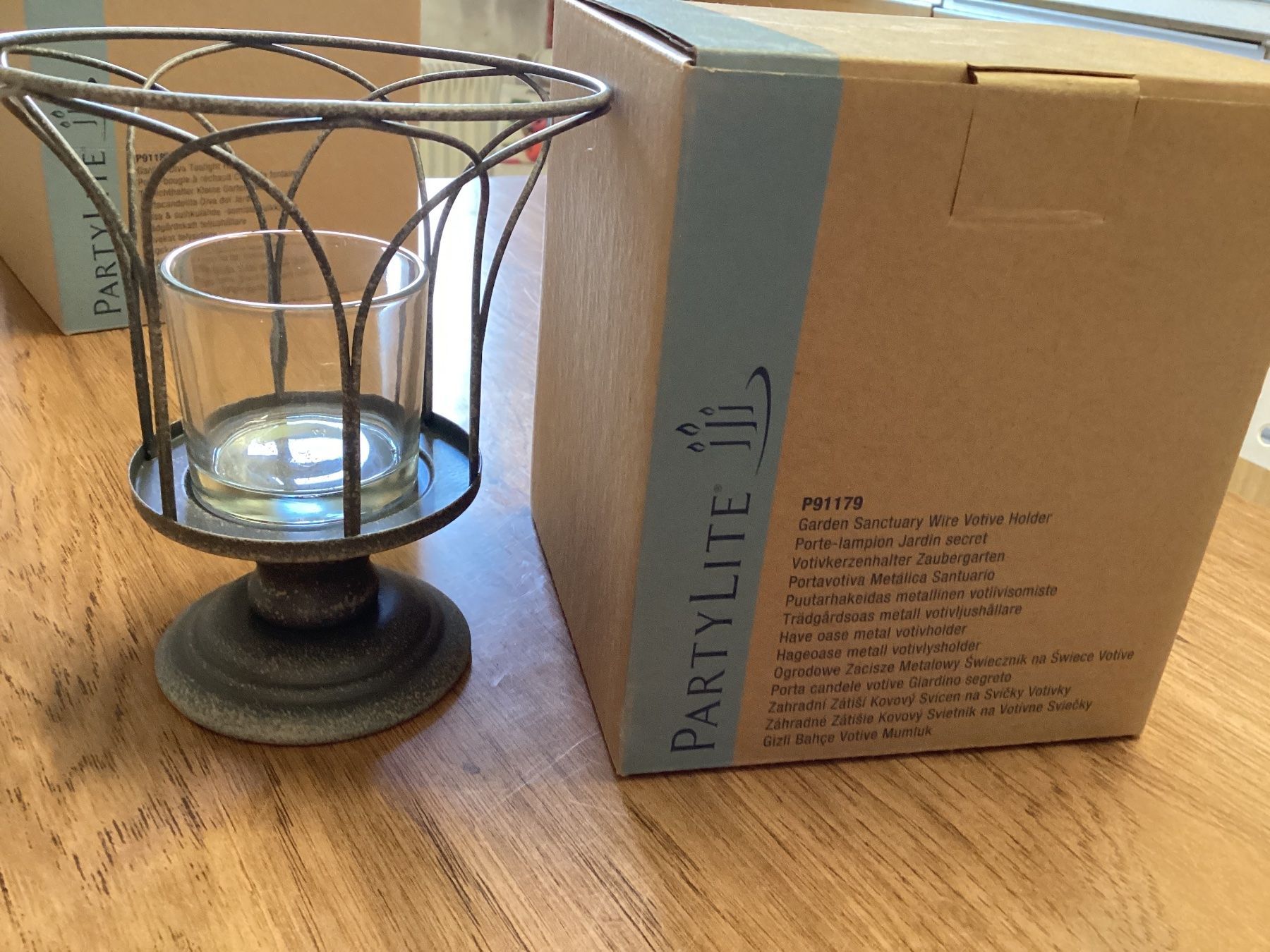 Partylite Portacandele: Windlicht Kerzenhalter Partylite Deko Frühling – Nuovo e nell'imballaggio originale da lyss venduto da Dsll 1