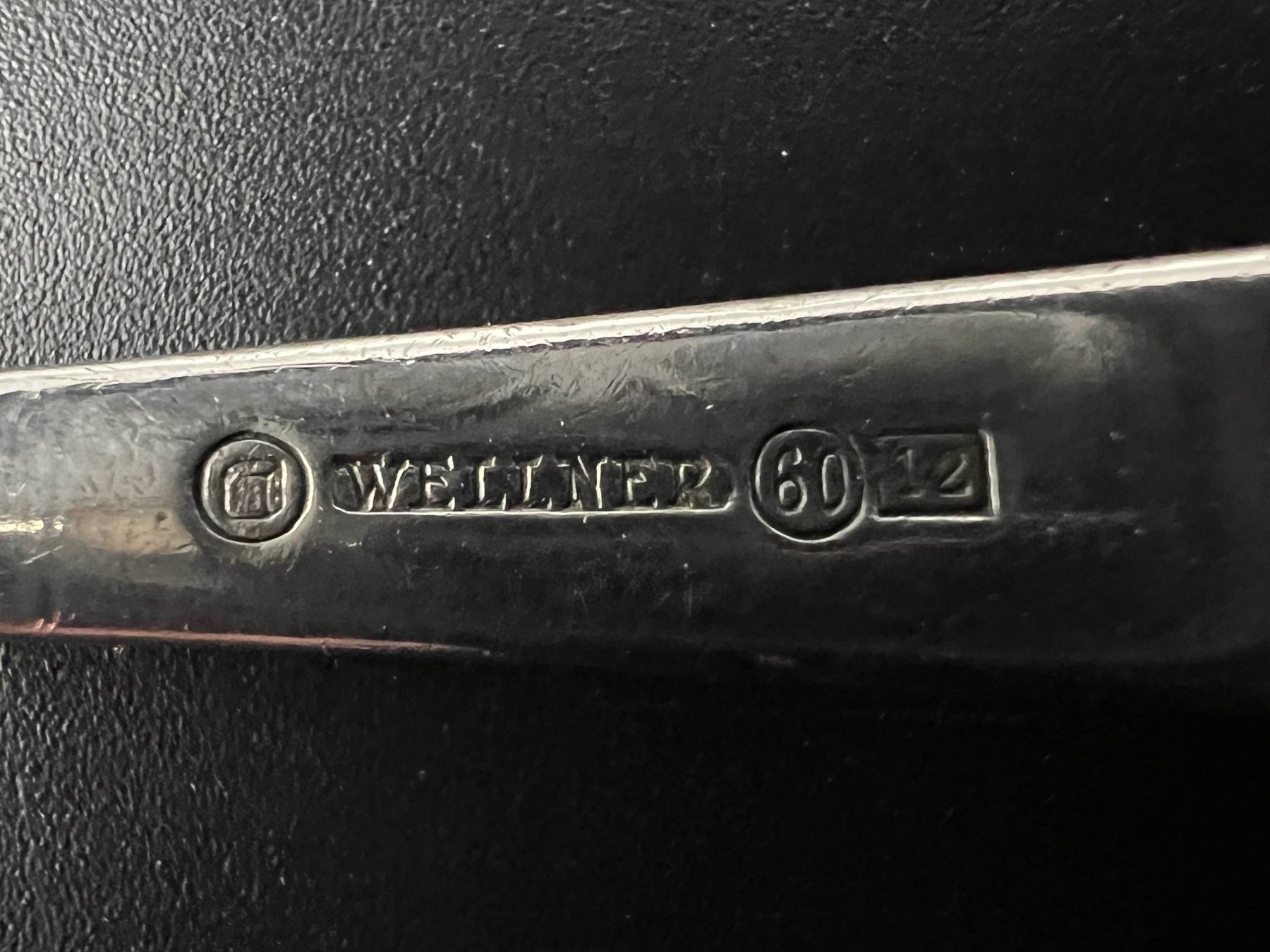 Löffel: Kaffeelöffel Wellner versilbert 60er Silber gebraucht – Gebraucht aus Häusernmoos von adlerfedern 3