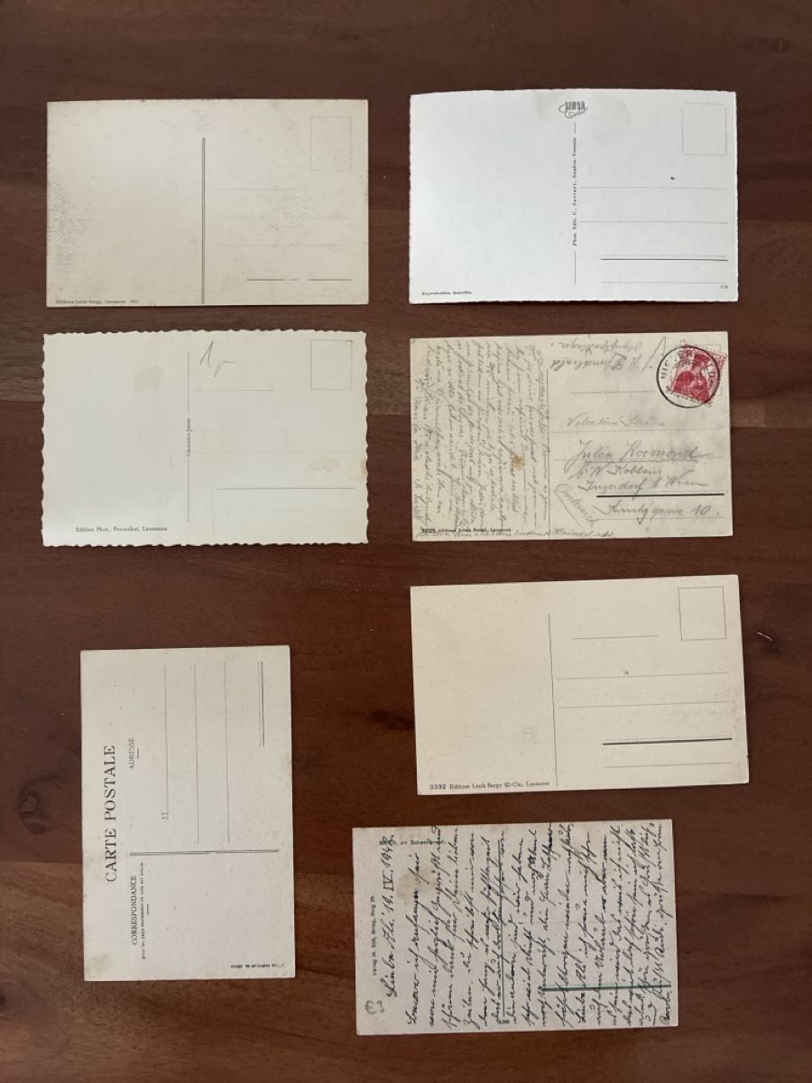 Cartoline postali: 14 Ansichtskarten Schweiz von Brig VS – Usato da Oftringen venduto da Cla.vD.74 3