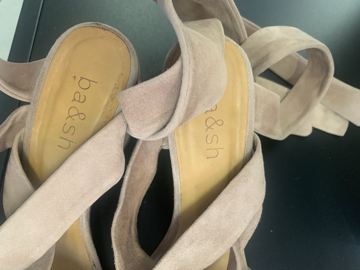Ba&Sh Scarpe da donna: Ba&sh Wildleder Absatz Sandale hellrosa 39 – Usato da Unterseen venduto da jpowers1971 8