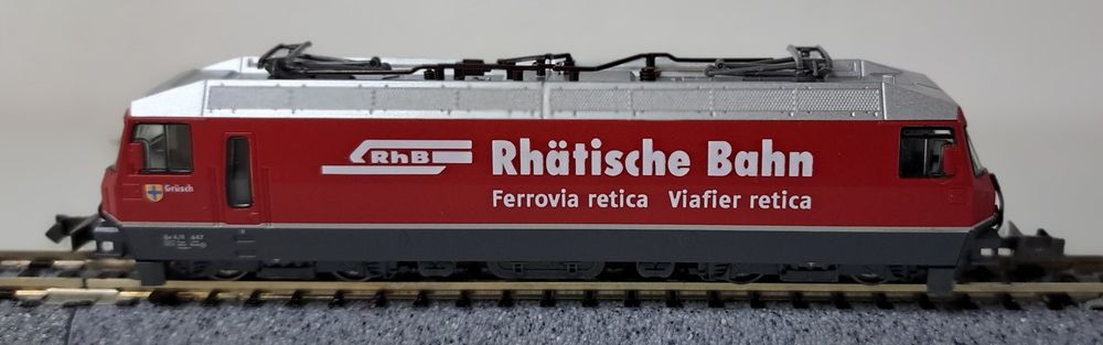 RhB Ge 4/4 III Rhätische Bahn Grüsch 647 Analog Kato Spur N (Neu und ...