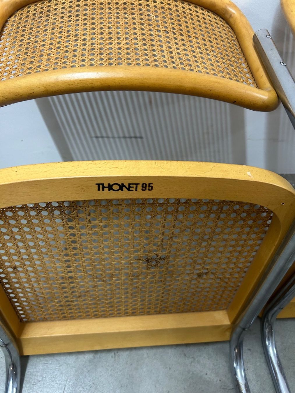 Thonet Sedie: Designer Freischwinger-Stühle Thonet 95 – Usato da Zürich venduto da Levelart 6