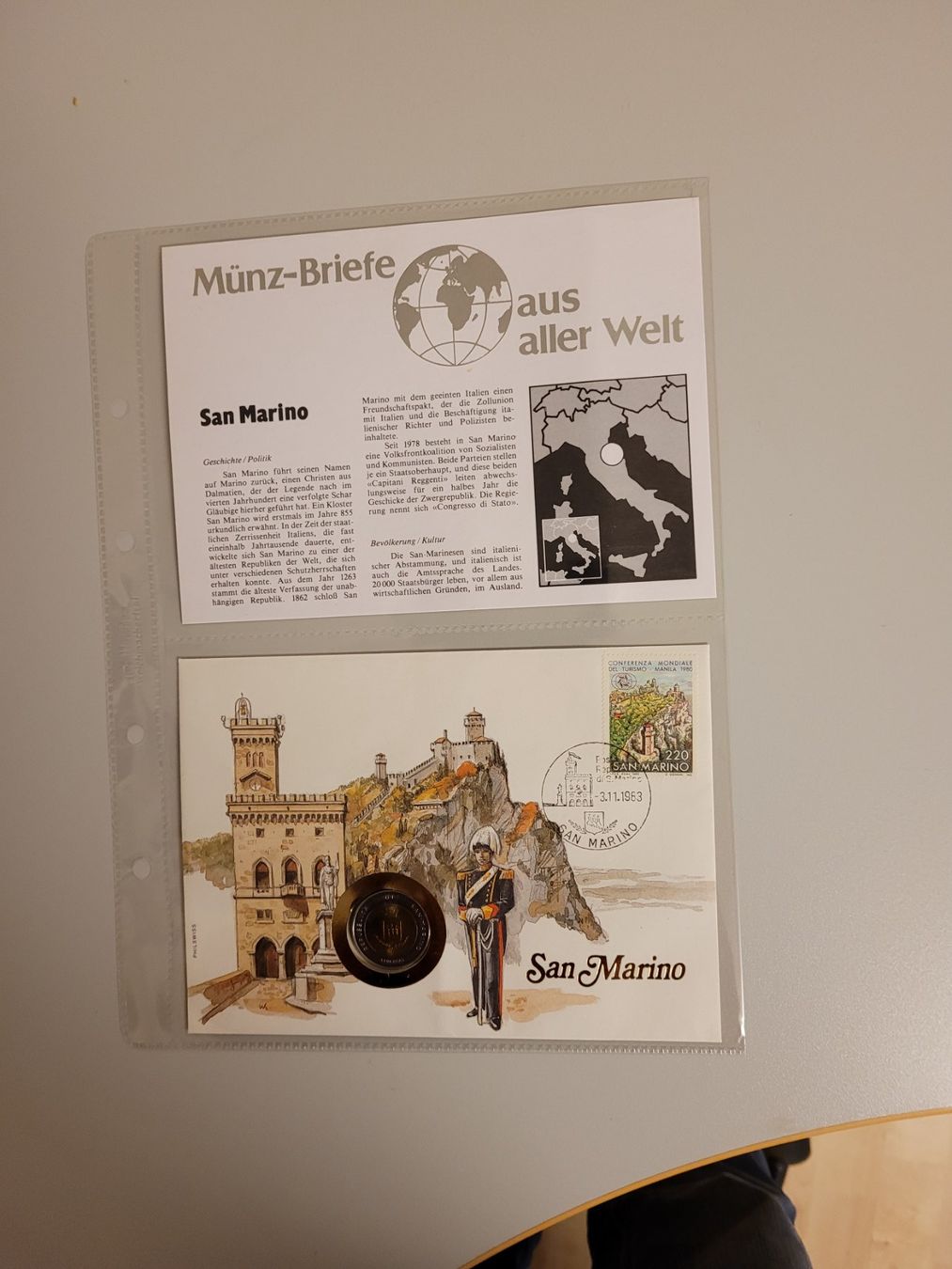 Tutti le monete: Münzbrief San Marino – Nuovo e nell'imballaggio originale da Bertschikon Gossau venduto da KEO2
