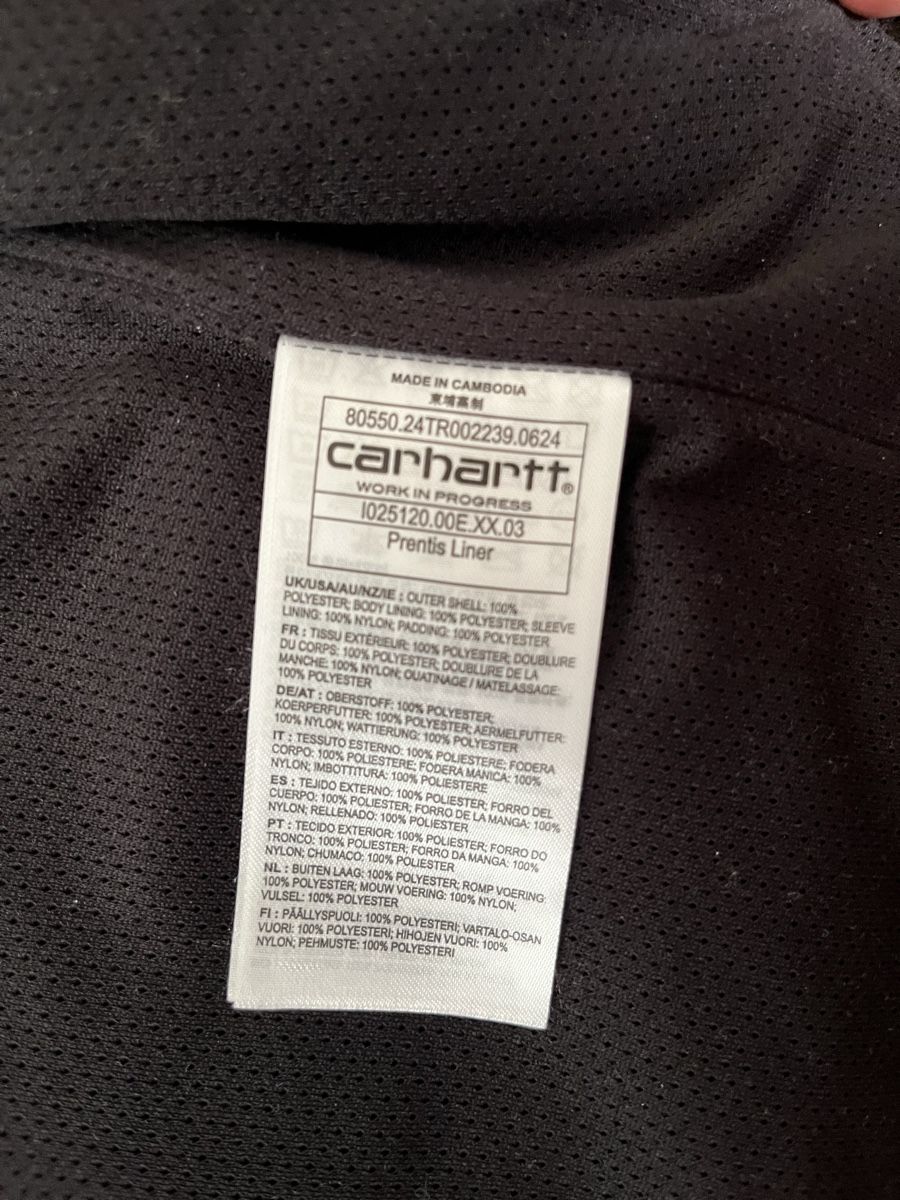 Carhartt Vestes: Carhartt Jacke Fleecepullover Schwarz Grösse L – D'occasion à Bern par fed_cc82 3