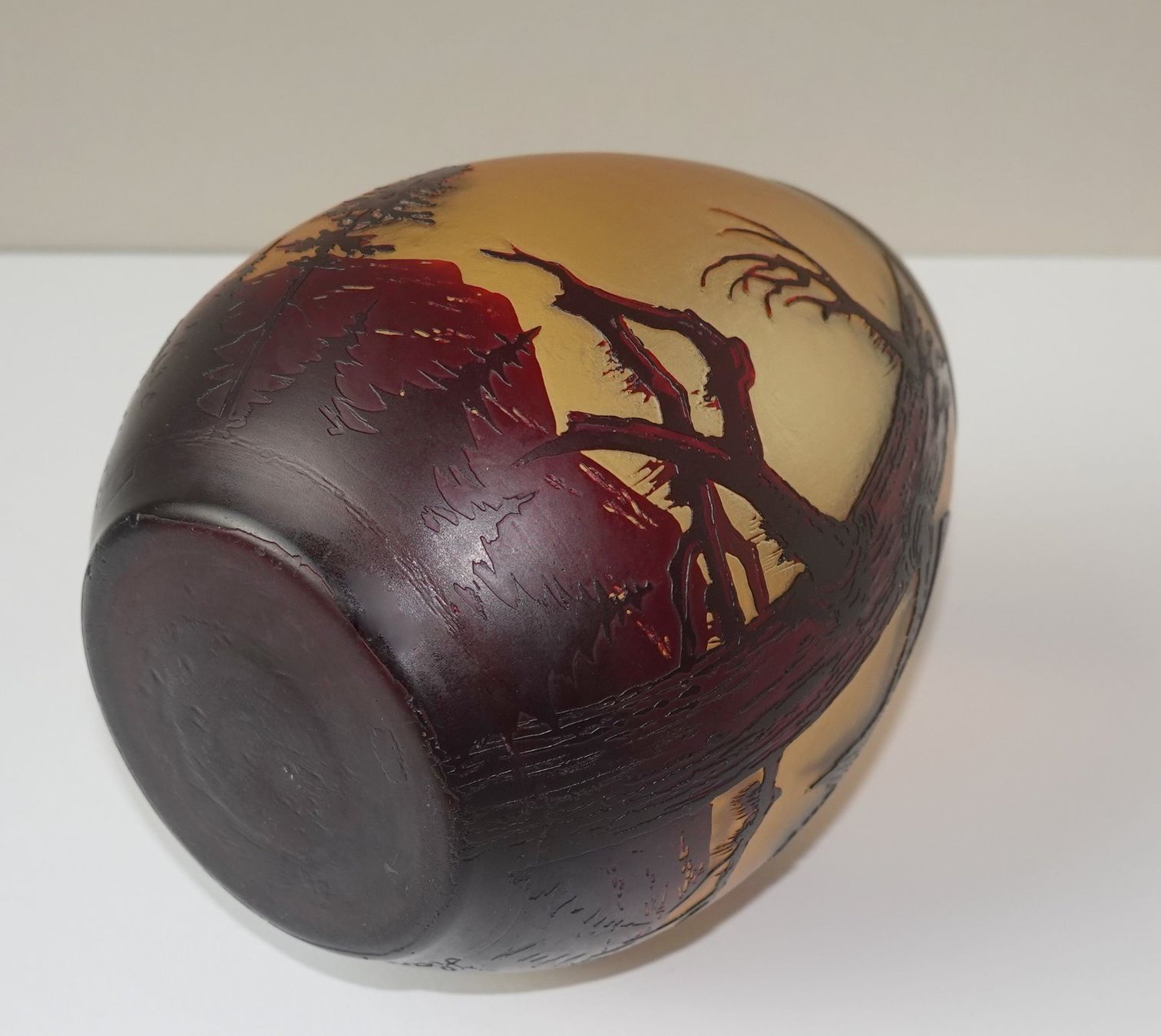 Vase & Récipients: Antike Überfangvase von Harrach – D'occasion à Brunnen par brocundfloh 3
