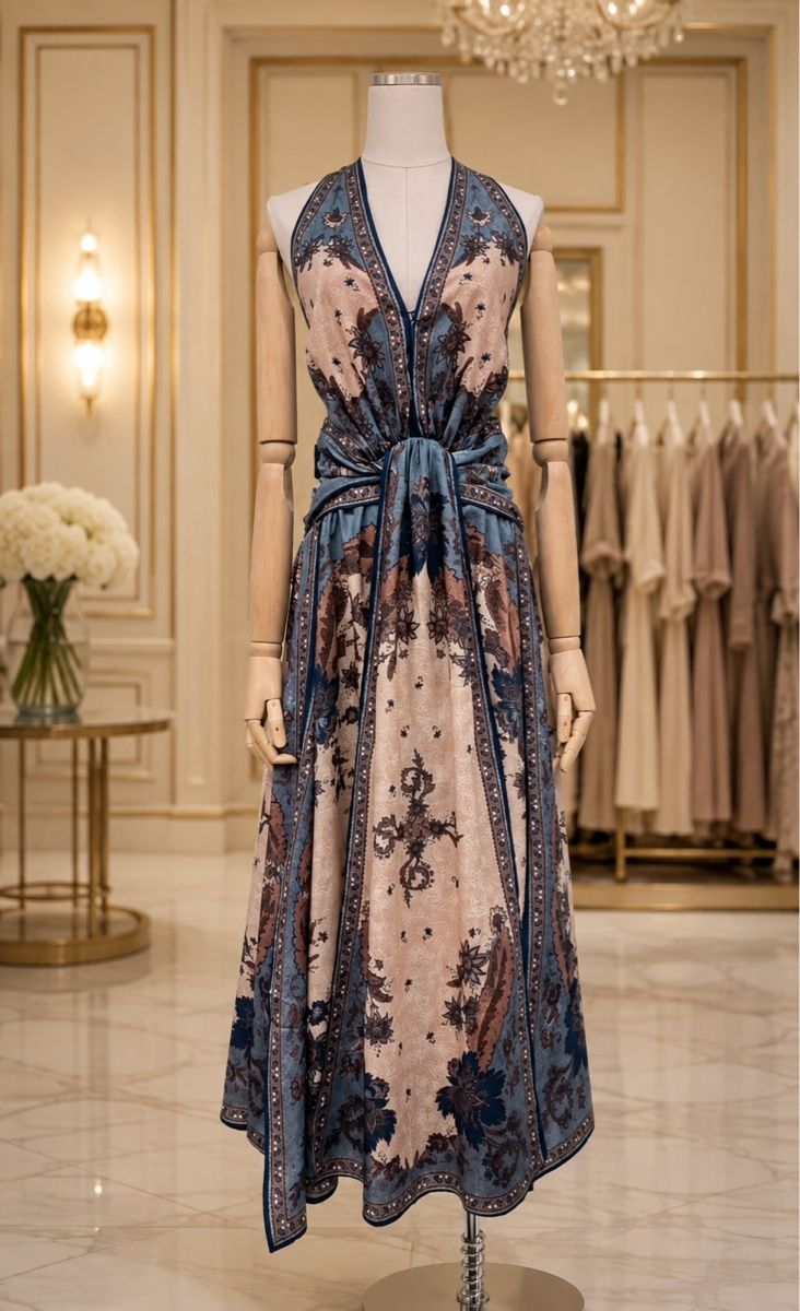Kleider: Elegant Cotton Blend Maxi Dress – Neu (gemäss Beschreibung) aus St.Josefen von lop_lh8d