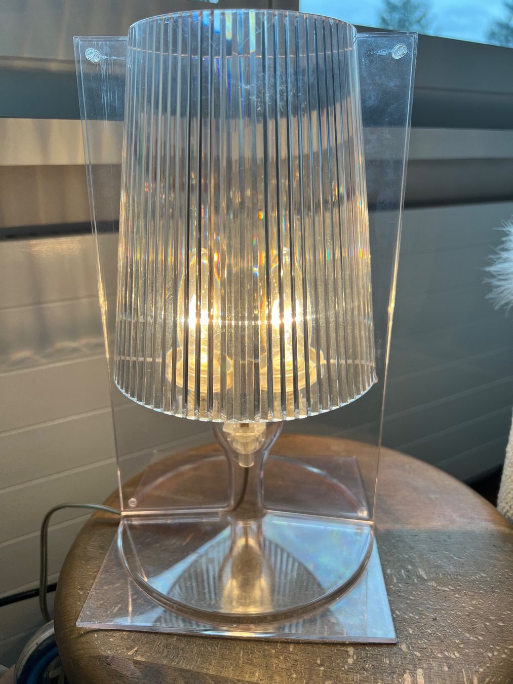 Kartell Lampade: Kartell Take Lampe Tischlampe glasklar – Usato da Jona venduto da Sariksa 2