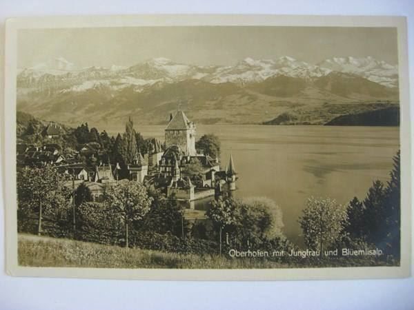 Cartoline postali: AK  Schloss Oberhofen – Usato da Gundetswil venduto da Egro01