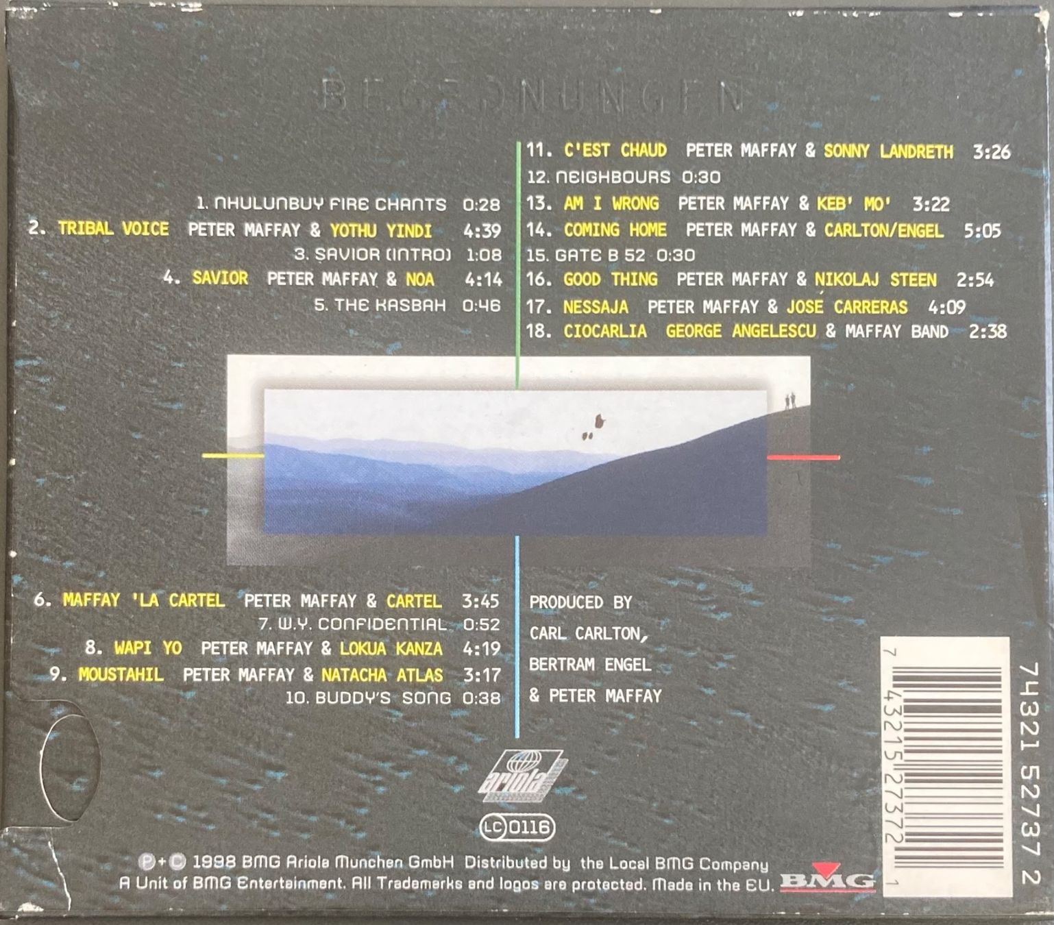 CDs: PETER MAFFAY - BEGEGNUNGEN – D'occasion à Poliez-Pittet par Newtown-Records 1