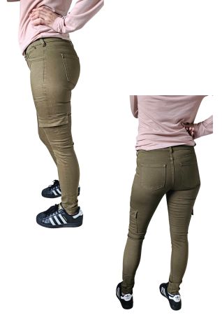 SCOTCH & SODA „Mason Scott“ Skinny – Khaki/Oliv - Gr. 26/32