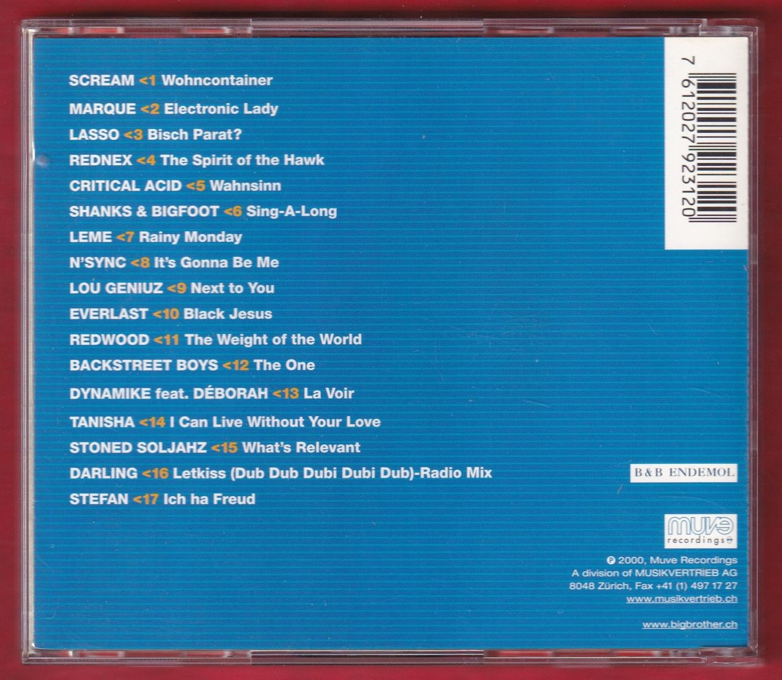 CD: Big Brother Schweiz - Various (CD) – Usato da Zürich venduto da Pfluftl2000 1