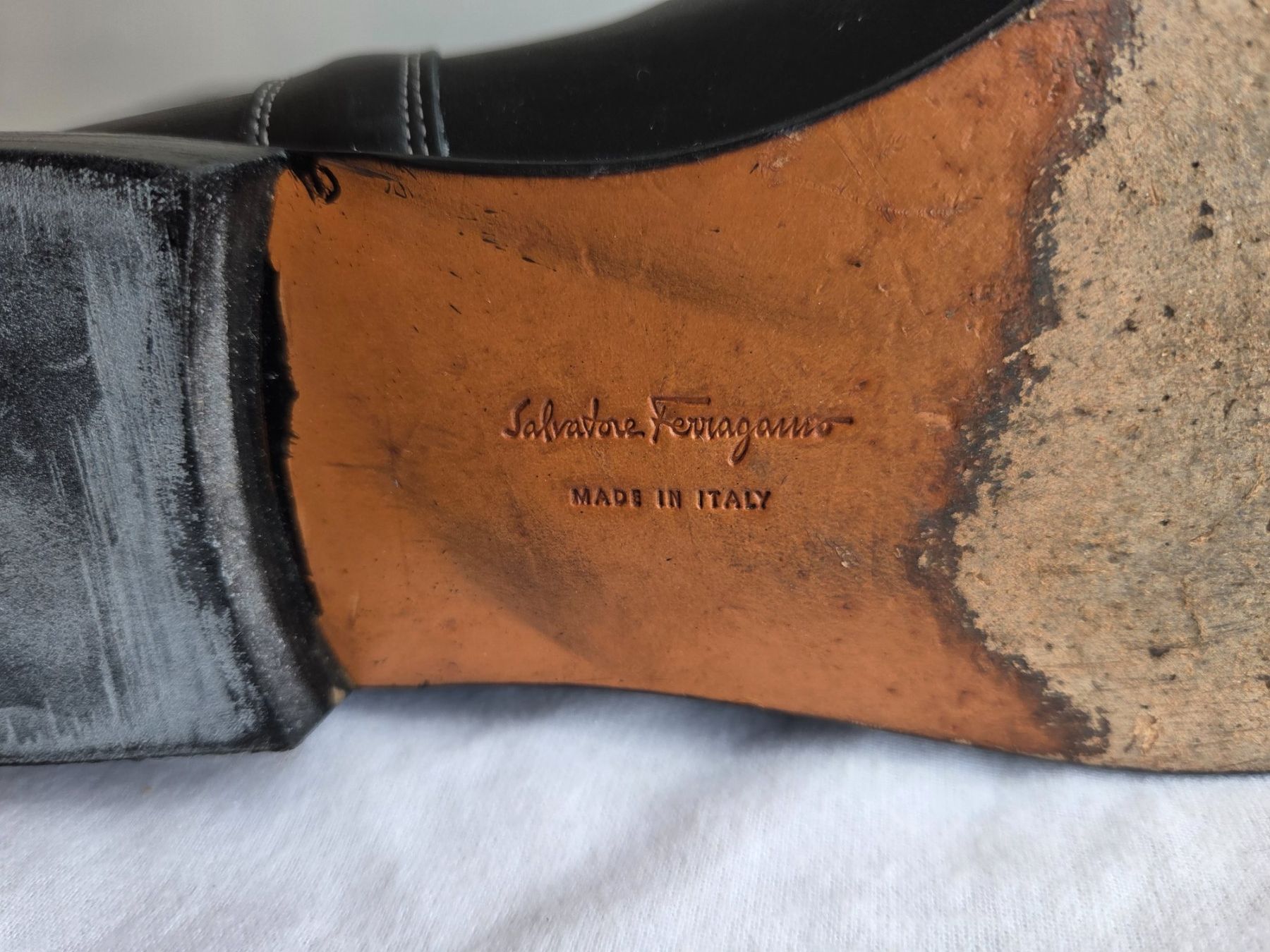 Salvatore Ferragamo Scarpe da donna: Salvatore Ferragamo Stifel Leder nero – Usato da Minusio venduto da Ninfa54 3