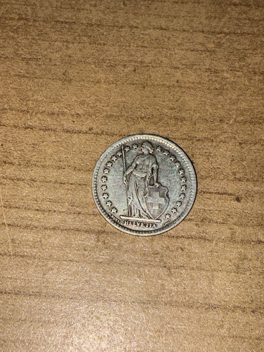 Tutti le monete: 1 Schweizer Franken JG 1944 aus Silber  – Usato da Locarno venduto da dieter.s77 1