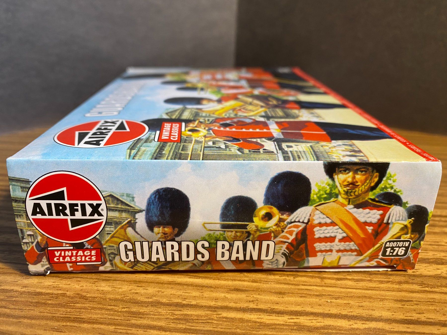 Airfix Statuette: Airfix Guards Band Modellfiguren 1:76 OVP – Nuovo e nell'imballaggio originale da Spiez venduto da Mlandcruiser 3