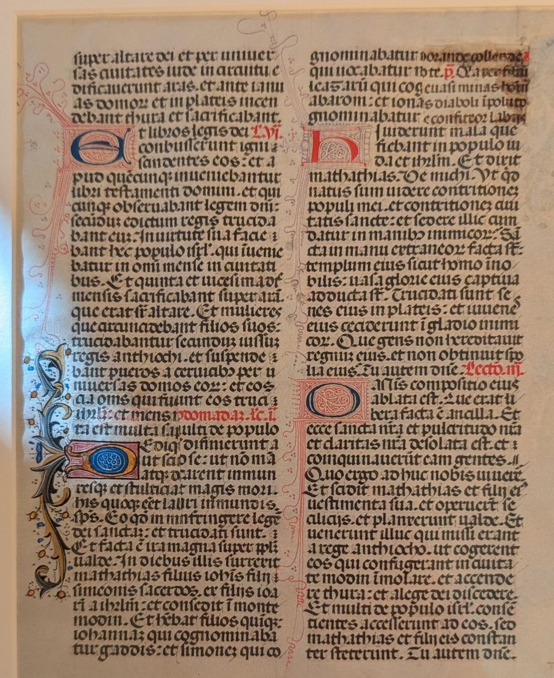Documenti: Lateinische Schrift auf Pergament m. eindrucksv. Initialien – Usato da Zürich venduto da wme_2brc 4