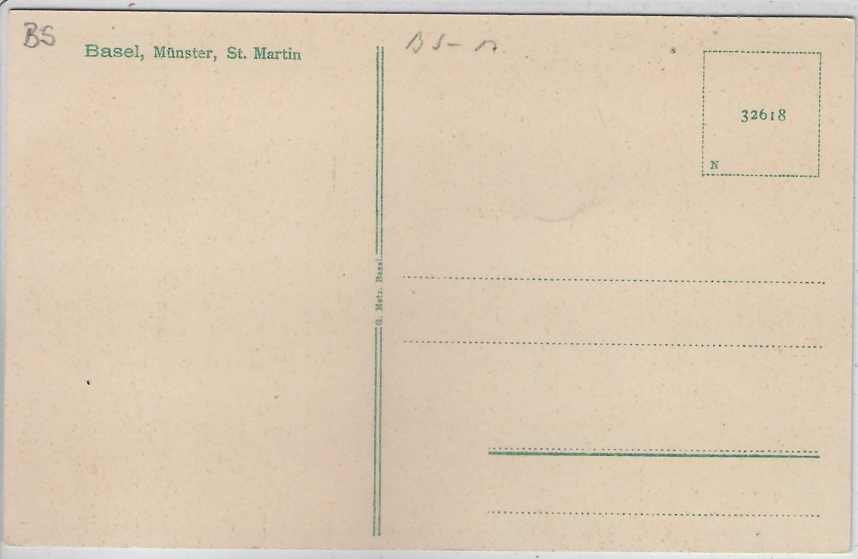 Cartoline postali: Basel - Münster, St. Martin – Usato da Ettingen venduto da Kartenplanet 1