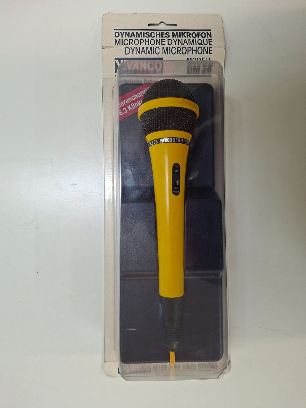 Microfoni: Dynamisches Mikrofon DM 26 von Vivanco – Nuovo e nell'imballaggio originale da Wettingen venduto da Wendemarket