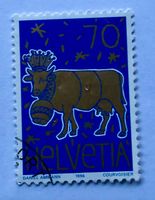 Nr.905 Die goldene Kuh Sondermarken  GESTEMPELT 1996   