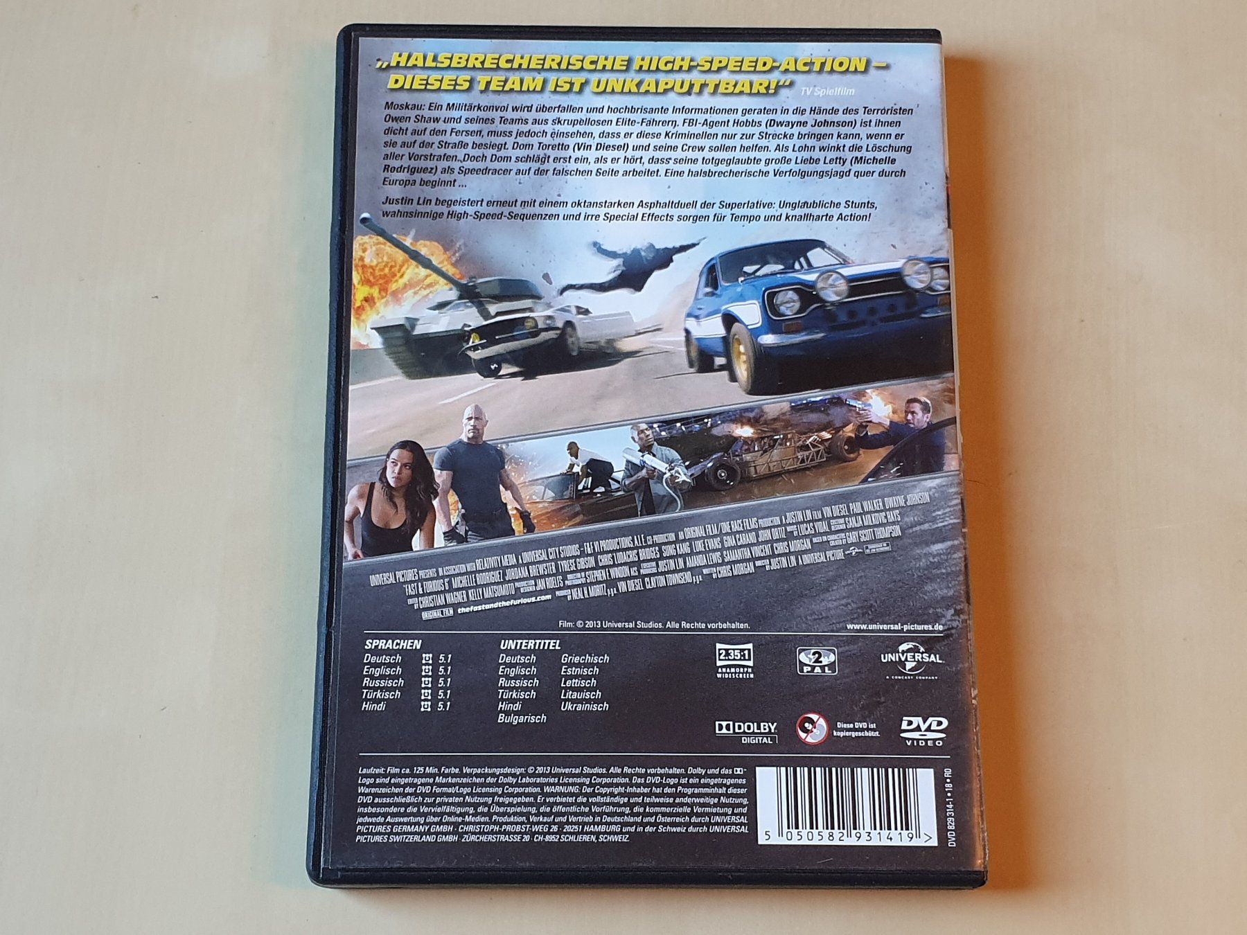 Tutti i DVDs: Fast & Furious 6 – Usato da Stansstad venduto da collectorsshop 1