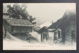 AK Vallée de Loëche INDEN um 1900