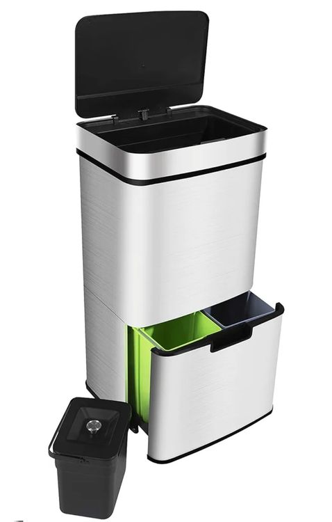 Praktischer 2-Fach-Mülleimer Für Die Küche – 40L, Ausziehbar & Platzsparend | Doppel-Eimer Für Mülltrennung Unter Der Spüle