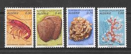 Algerien Serie 544 - 547 Meerestiere ** 28.3.1970