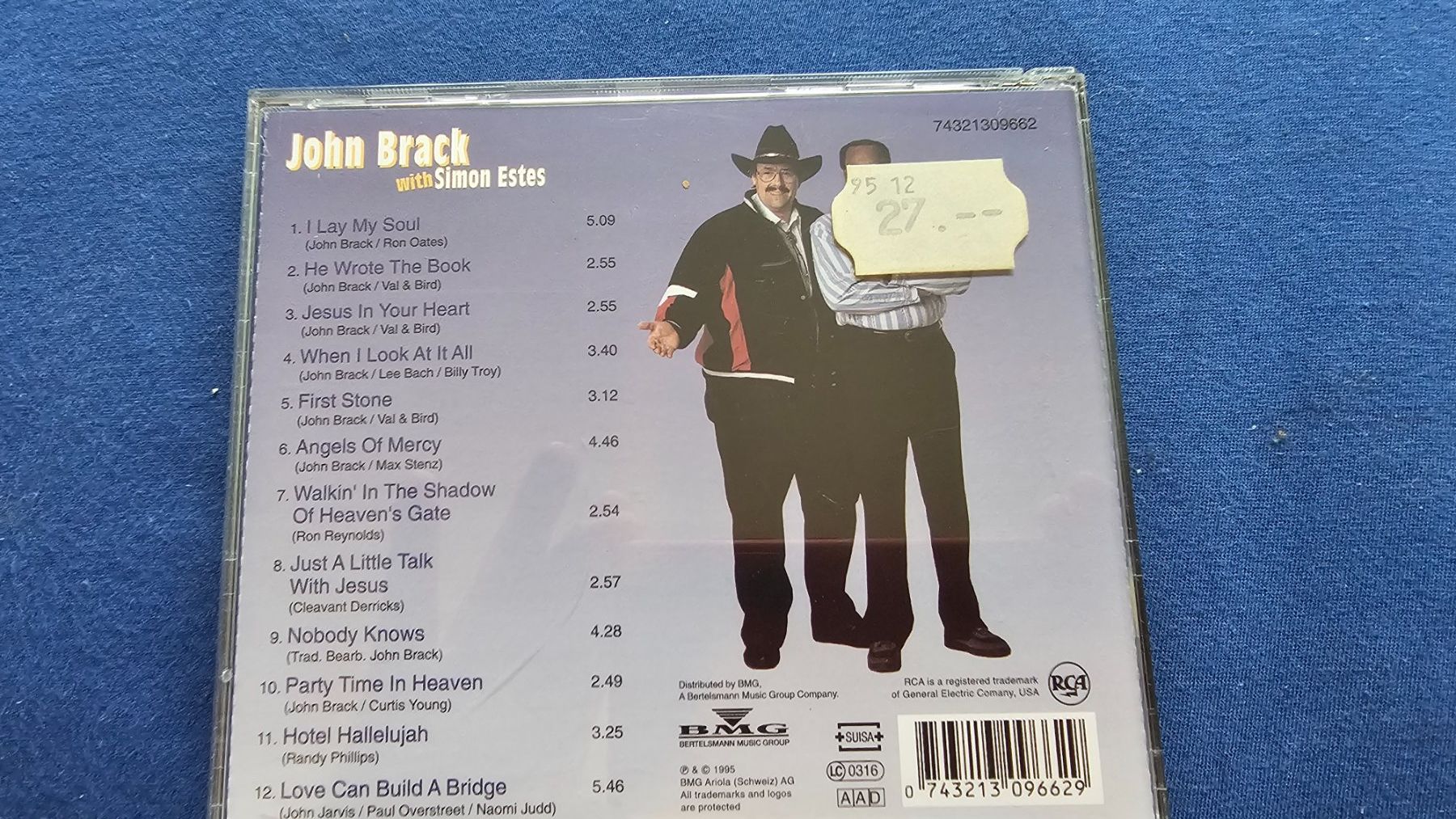 CD: John Brack/simon Estes-He wrote the book/cd/hits – Usato da Bremgarten AG venduto da musiccollector 1